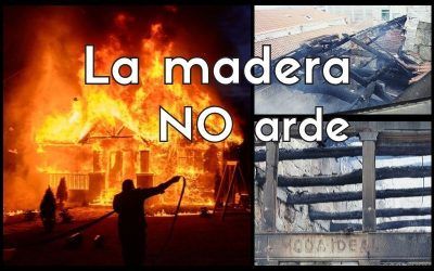 La madera NO arde