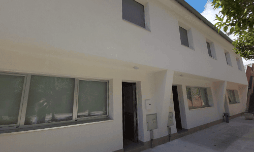Vivienda de líneas modernas en Reboreda (Redondela) - Alzados principal y lateral