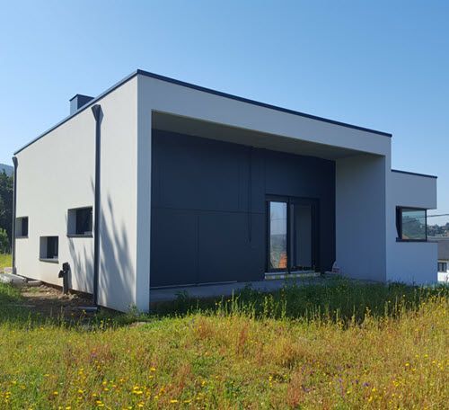 Fotografía de una vivienda moderna en Redondela