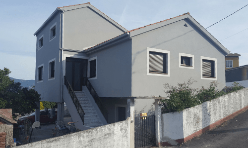 Fotografía de una rehabilitación energética en Vigo