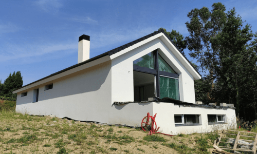 Fotografía de vivienda alargada